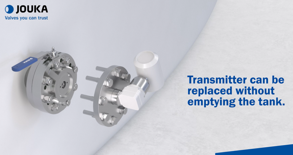 Easy pressure transmitter maintenance with isolation valve